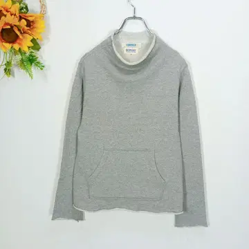 BEAMS BOY 그레이 하이넥 맨투맨 긴팔 일상복 일본제