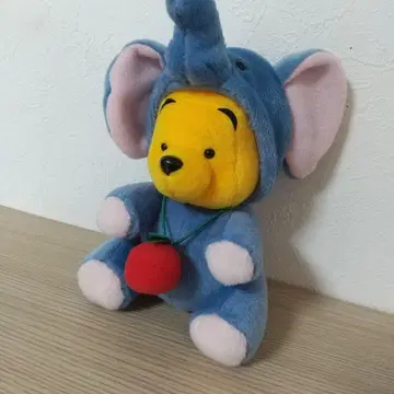 디즈니 곰돌이 푸 봉제 인형 인형옷 코끼리 사과 마스코트