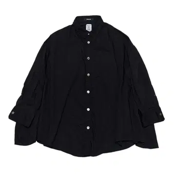 CABANE de ZUCCA 벌룬 셔츠 S 블랙 카반드 주카