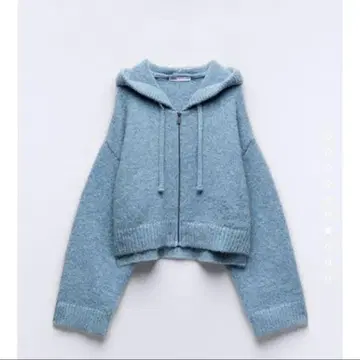 자라 KINT-ZIP UP 니트 집업