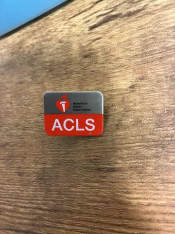 ACLS 핀 배지 - 미국 심장협회
