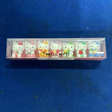 2002년 헬로키티 후르츠 소프트 비닐 인형 마스코트 레트로 당시 물건