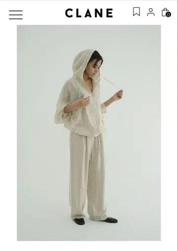 클레인 시어 에어리 지퍼 후드 집업