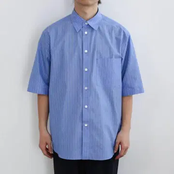 오라리 suvin high count stripe half shirts