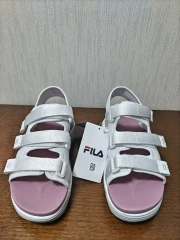 휠라 스포츠 샌들 화이트/핑크