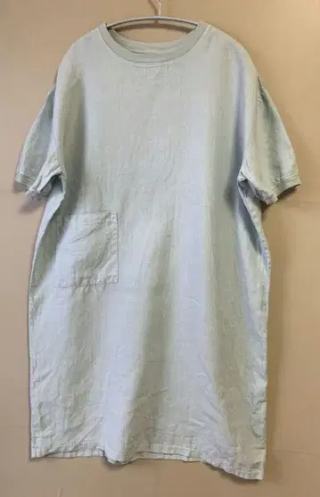 나카가와 마사시치 상점 마부 티셔츠 원피스 마 린넨