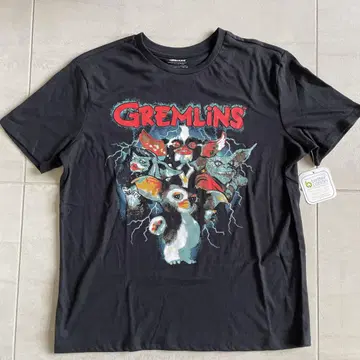 GREMLINS 캐릭터 티셔츠 블랙