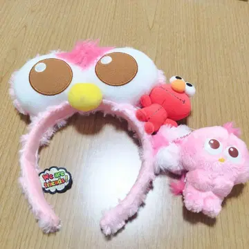 세서미 스트릿 모피 머리띠와 마스코트 세트