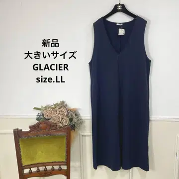 23 새상품 빅 사이즈 GLACIER 롱 원피스