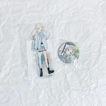 시노자와 히로시 어패럴 콜라보 아크릴 스탠드 캔뱃지