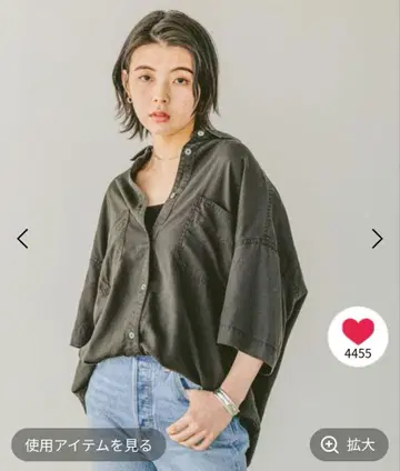 [간편 브라우징] 2WAY 스탠다드 반팔 셔츠