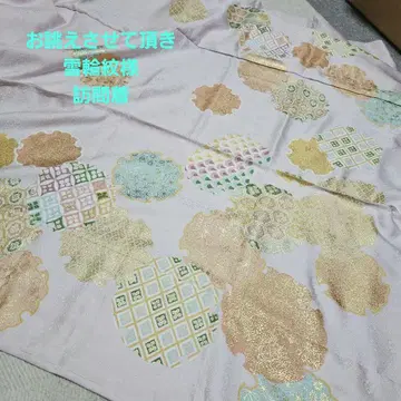 축하의 자리에! 등나무색 눈꽃 무늬 호몬기 맞춤 제작! 시치고산, 졸업식