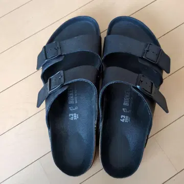버켄스탁 블랙 샌들 43