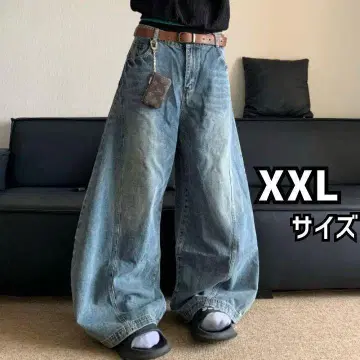 와이드 배기 데님 실루엣 y2k 한국 패션 블루 유행
