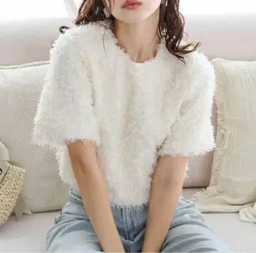 미사용 새상품 L 사이즈 SUGAR BISKET 플라워 자카드 프린지