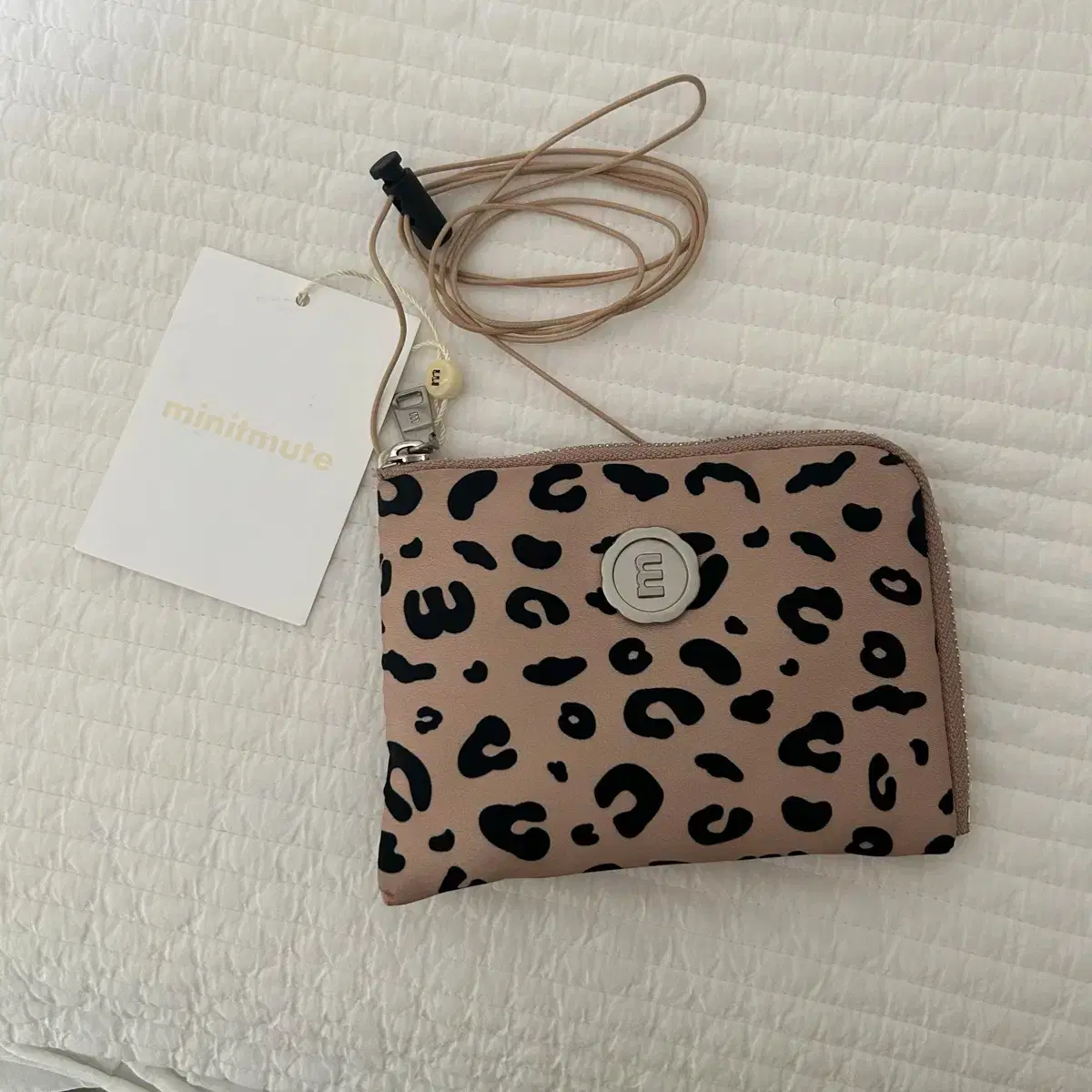 Minute muet Clo Micro Leopard #미닛뮤트,#미니지갑,#클로마이크로 