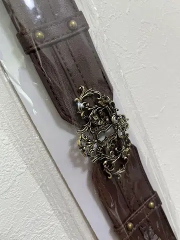 시마무라 콜라보 클라로리 쿠루미 마린 아카데미아 벨트 브라운