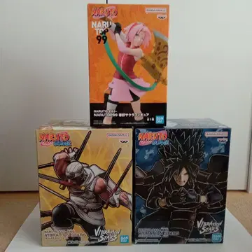 NARUTO 하루노 사쿠라 우치 마다라 킬러비 피규어 3종 세트