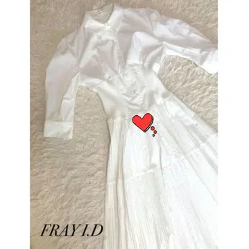 FRAYI.D 랜덤 플리츠 셔츠 원피스 S 사이즈