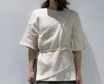 Baserange 변형 리브 티셔츠