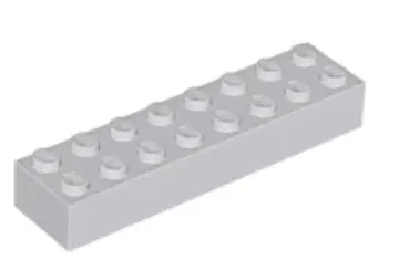 레고 6037399 블록 2x8 그레이 30개