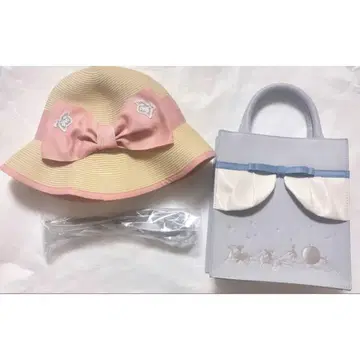 치하루 디즈니 신데렐라 밀짚모자 숄더백 시마무라 세트