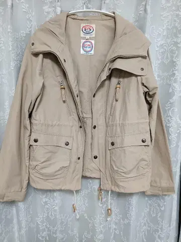 FREAK'S STORE 베이지 후드 부착 마운틴 후드티 M