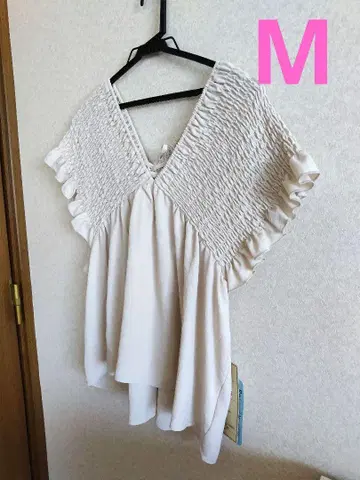 시마무라 Lax Dan Tia 셔링 블라우스 M 미사용 새상품