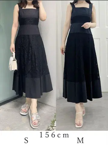 MERCURYDUO 패널 레이스 백산 원피스