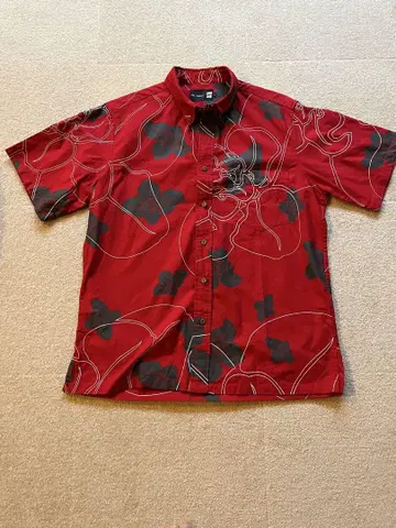 Sig ZaneDesign hilo hawaii 버튼 다운 알로하 셔츠