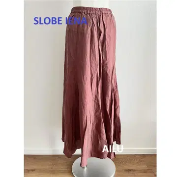 SLOBE IENA 피브리 릴랙스 플레어 스커트 F 홍차 55498