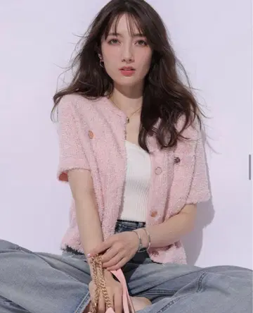 핑크 가디건 사이즈 2