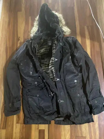 블랙 모즈 코트 퍼 포함