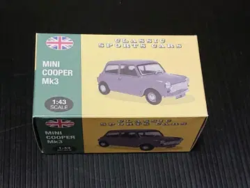 클래식 미니 쿠퍼 Mk3 1/43 스케일 미니 쿠퍼 미니카 자동차 레어