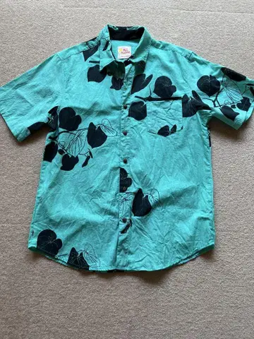 Kealo piko ALL ALOHA 알로하 셔츠 터콰이즈