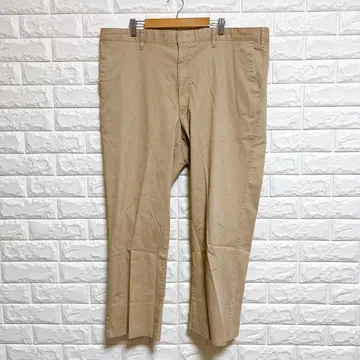 빅 사이즈 카페 소호 베이지 치노 팬츠 스트레치 105cm
