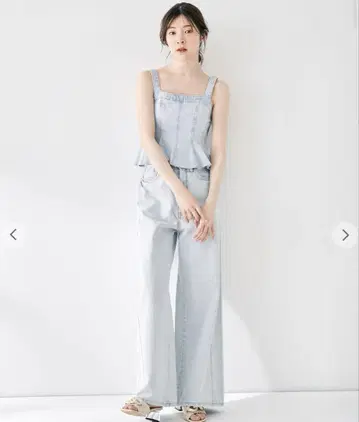 트위스트 솔기 배기 데님 팬츠 COCO DEAL