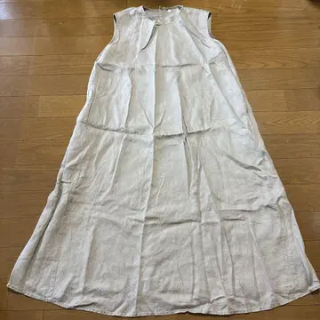 MUJI 린넨 원피스 M-L