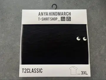 새상품 유니클로 안야 힌드마치 T2CLASSIC 슬라브 T 3XL