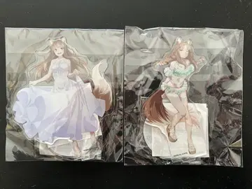 늑대와 향신료 복권 메이트 아크릴 스탠드 2종 세트