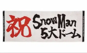 SnowMan 돔 투어 2024 RAYS 타월
