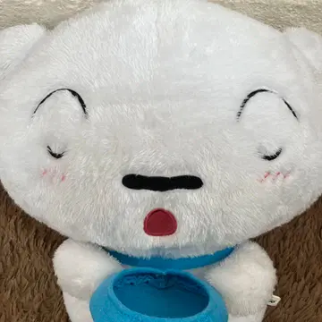 강아지 캐릭터 봉제 인형 대 짱구는 못말려(크레용 신짱) 흰둥이