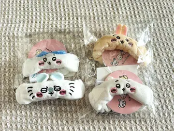 새상품 치이카와 (먼작귀) 리스트 밴드 키링 4개 세트