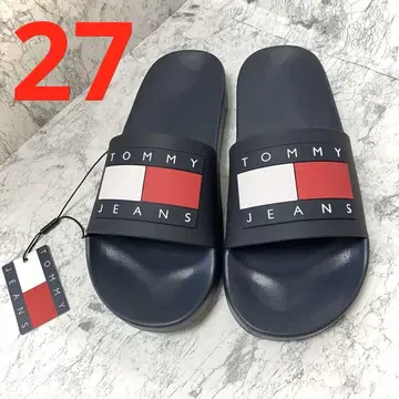 TOMMY JEANS 비치 샌들 네이비 EU42 일본 27cm