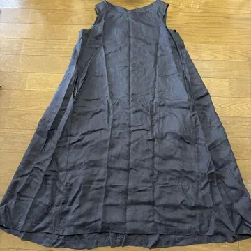 MUJI 린넨 원피스 브라운 L