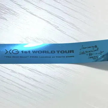 XG 은 테이프 5월 14일 공연 도쿄돔 Tokyo Dome 파랑 히나타