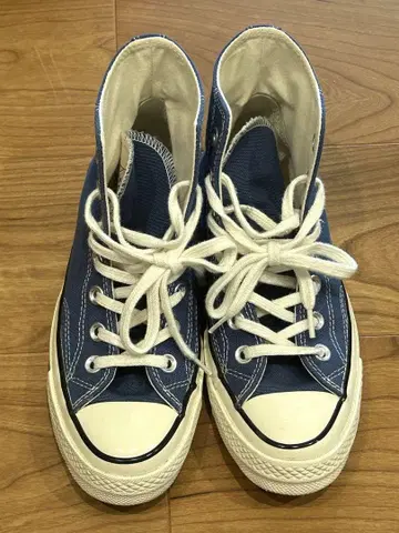 CONVERSE 하이컷 블루 CT70 23cm