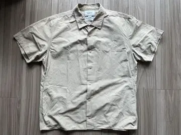 YAECA 야에카 컴포트 셔츠 L 사이즈 반팔 KHAKI
