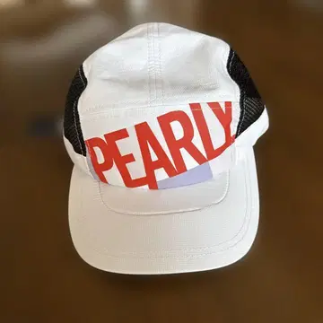 PEARLY 메쉬 캡 화이트