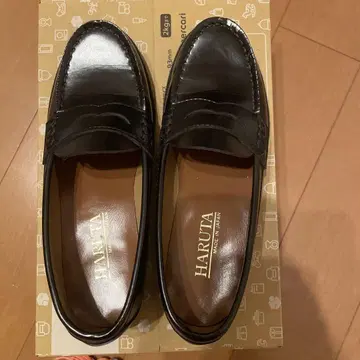 HARUTA 로퍼 블랙 23EE